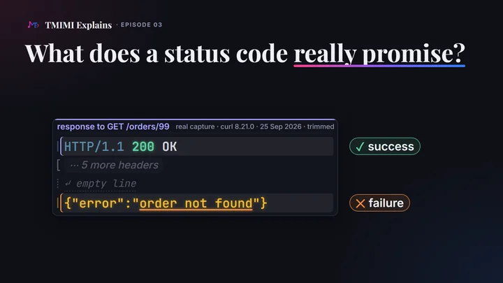 Poster of the episode 03 film: What does a status code really promise?